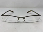 Ray Ban Rb 8586 1000 53-17-135 Gunmetal Half Rim Eyeglasses Frame :450 Pre-owned. Price: $52.00.