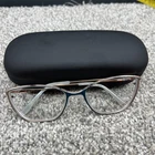 Etnia Barcelona Eyeglasses Novara Blue Rose Gold Size 55-17-135MM Spain Women Pre-owned. Price: $50.00.