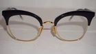 Dita Thom Brown Eyeglasses New Cateye Black Gold TB-507-C-NVY-GLD-51. Price: $135.99.