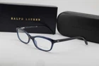 New Ralph Lauren Rl 6060 5276 Clear Dark Blue Authentic Eyeglasses 52-16. Price: $83.16.