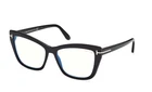 New Tom Ford FT5826-B 001 Shiny Black/clear Blue Light Block 55MM Authentic. Price: $139.20.