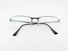 Ray Ban Eyeglasses, Frames Only, Rb 8714 1128, 55-18-145, Black, Half Rim, Italy Pre-owned. Price: $39.99.