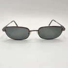 Vtg Maui Jim MJ-132-28 Sunglasses Silver Flex Hinge Made Italy Frames Only Pre-owned. Price: $39.99.