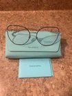 Tiffany & Co Tf 1145 6162 Black Square Eyeglass Frames With Rose Gold Earpieces New. Price: $195.00.
