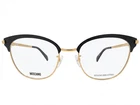 Moschino MOS523/F Qho 52-19-140 B:44 Burgundy/gold Full Rim Eyeglasses Frame New. Price: $67.50.