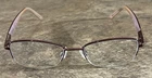 Elle EL13427 Wi Burgundy Pink Half Rim Eyeglasses Frames Women 50-18-135-33MM Pre-owned. Price: $16.99.