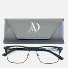 New Success SS-502 Matt Black Gunmetal Square Full Rim Eyeglasses 53-18-145 B:38. Price: $39.99.