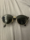 Ray Ban Italy Eyeglasses Frame Rb 4246 901 Polished Black Gold Round 51-19-145 Pre-owned. Price: $55.00.