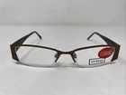 Stratus Eyewear M3102 COL.12 51-18-135 Brown Half Rim Eyeglasses Frame L455 New. Price: $40.50.