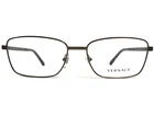 Versace Eyeglasses Frames MOD.1227 1359 Brown Square Full Wire Rim 55-17-145 New. Price: $115.19.
