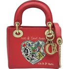 Dior Lady Mini Red Leather Shoulder Bag #OKB2426 Pre-owned. Price: $2435.71.