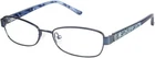 New Nicole Miller Kid's Eyeglasses Frame Fleur C03 Navy Blue (49-15-123). Price: $19.99.