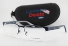 New Emporio Armani Ea 1162 3050 Blue Gunmetal Grey Authentic Eyeglasses 56-17. Price: $97.58.