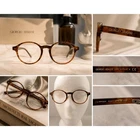 Giorgio Armani Round Tortoise Eyeglass Frames 47-19-140 Italy Designer Panto Pre-owned. Price: $81.60.