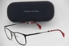 New Tommy Hilfiger 1473 Rct Black Red Gunmet Authentic Frame Eyeglasses 50-22. Price: $72.25.