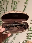 Coach Taryn 5001 Eyeglasses Dark Brown Monogram Frames 52-16-135 With Case Pre-owned. Price: $40.00.