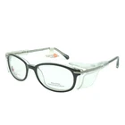 Hilco Sg 111 A2 Black Clear Eyeglass Frames With Side Shields 52 18 135 New. Price: $39.00.
