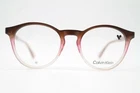 Calvin Klein CK23549 Brown Red Transparent Oval Glasses Frame New. Price: $101.86.