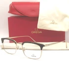 New Omega 5010-H 052 Havana On Pail Gold Authentic Eyeglasses Frame 51-20. Price: $190.00.