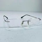 Ray Ban Eyeglasses Frames Only Brown/bronze Rimless Rb 8680 1128 53 17 135 Pre-owned. Price: $37.82.