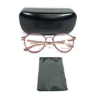 Coach Eyeglasses Frames HC5154 9434 Rose Gold/transparent Pink Round 52-20-140 New. Price: $89.99.