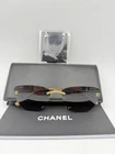Chanel Sunglasses 4286T 395S4 Gold Gray 59 17 140 Titanium Pilot Rimless New. Price: $549.99.