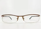 Ray-ban Rb 8586 1033 53-17-135 Brown Metal Half Rim Eyeglasses Frame 20290 Pre-owned. Price: $20.99.