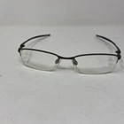 Oakley 22-150 Translator Satin Brown 51-18-135 Half Rimless Eyeglasses ZD76 Pre-owned. Price: $50.50.
