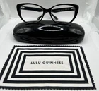 Authentic Lulu Guinness L874 Blk Eyeglasses Frames 53 15-135 With Original Case Pre-owned. Price: $39.39.