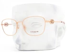 Coach Eyeglasses 5183 9331 Shiny Rose Gold Metal 54MM With Case New. Price: $115.00.