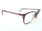 Silhouette Spx 1563 Eyeglasses Frame 6053 Purple Clear 14-130 Stripe M645 Pre-owned. Price: $89.11.