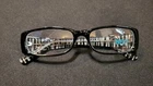 Next Issue AN173 Col. 90 Blkcry Black Rectangular Glasses Frames 52-16-135 New. Price: $27.99.