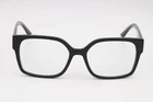 Prada VPR10W Black Square Eyeglasses Frames 54-17-140 New. Price: $129.95.
