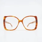 Gucci GG0473O 003 55MM Havana/havana Square New Women's Eyeglasses Frames. Price: $99.00.