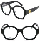 Celine Triomphe Black Optical Frame 52MM Fashion Eyeglasses CL50134I 001 New. Price: $336.00.