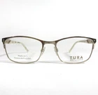 Tura Brilliance Eyeglasses Frames TE256 Gld Pale Gold Ivory Swarovski 50-17-135 New. Price: $159.99.