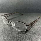 New Designer Womens Eyeglasses Fm 11292 Brown Metal 52-18-135 Cute Look!. Price: $12.45.