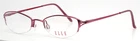 Elle EL18595 Pk Pink Womens Oval Half Rim Eyeglasses 46-18-135 B:26 New. Price: $24.99.