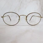 Charmant Eyeglasses Frame Color-da CH8010 Women's Gold Titanium Round 47-20-135 Pre-owned. Price: $35.99.