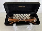 Versace Women's Rectangular Eyeglasses Reading Mod 1084 1052 17 135 Pre-owned. Price: $89.99.