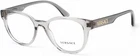 Versace 3317 593 51MM Transparent Grey Eyeglasses New. Price: $99.99.