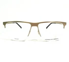 Porsche Design Eyeglasses Frames P8324 B Gold Square Half Rim 57-14-145 New. Price: $115.19.