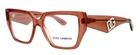 New Dolce & Gabbana DG3373 3411 53MM Caramel Pink Eyeglasses Frames Italy. Price: $179.90.