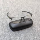 Oakley Hex Jector OX8174F-0256 Eyeglass Frames Only Satin Grey Smoke Pre-owned. Price: $69.99.
