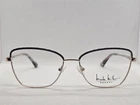 Nicole Miller Desert Sky C01 Black Red Gold 53-16-135 Eyeglasses Frames Women's New. Price: $48.99.