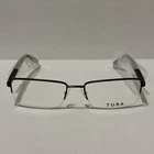 New Tura T137 Brown Men Eyeglasses Frames 57-18-150 Half Rim. Price: $24.99.