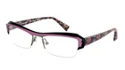 Alain Mikli AL1202 M08A 51MM Purple Half-rim Eyeglasses Frames Only France Pre-owned. Price: $83.27.