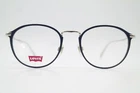 Levis 5001 Oval Designer Glasses Blue Silver Metal Frame New. Price: $100.50.