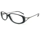 Anne Klein Eyeglasses Frames AK8039 129 Black Gray White Oval 51-15-135 New. Price: $53.55.