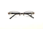 Nine West 403 1S1 Brown Women Oval Half Rim Authentic Eyeglasses Frame 52-17-135. Price: $50.57.